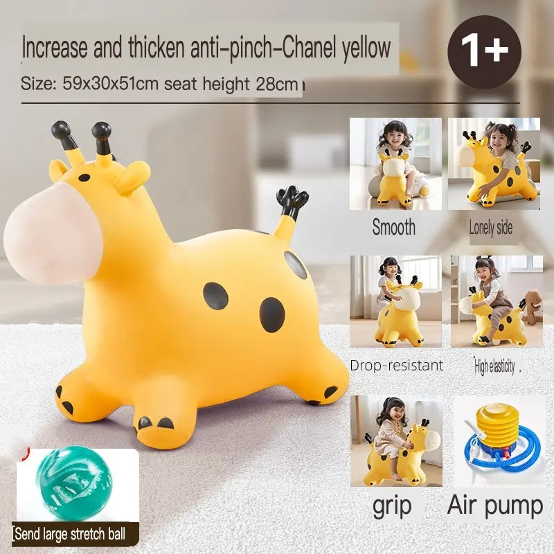 children's inflatable jumping horse