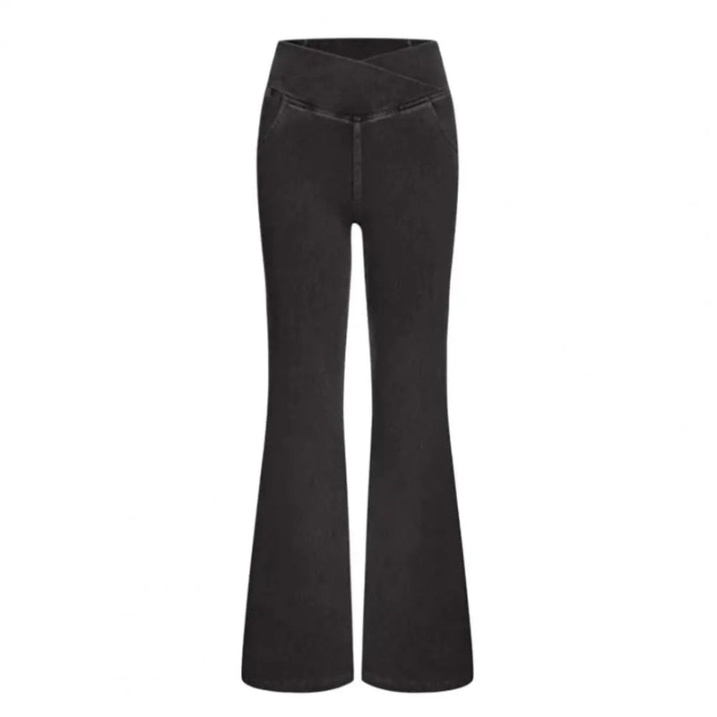 Revamp Your Style with Trendy Flared Jeans: High-Waisted, Pocketed, and Ultra-Comfortable