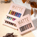 Nature's Nude Palette: Matte Mist-Finish Liquid Eyeshadow Duo Set in Earth Tones