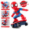 Spider-Man Stunt Skateboard 360 Degree Spinning Musical Toys