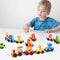 Magnetic Wooden Number Train: Early Education Toy for 1-3 Year Old Toddlers