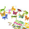 (100PCS)3D Fun Insects Stereo Puzzle Kids DIY Toys Kids Puzzle Cards