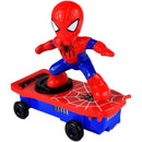 Spider-Man Stunt Skateboard 360 Degree Spinning Musical Toys