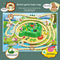 Children's tortoise and hare cross-country race interactive tabletop game