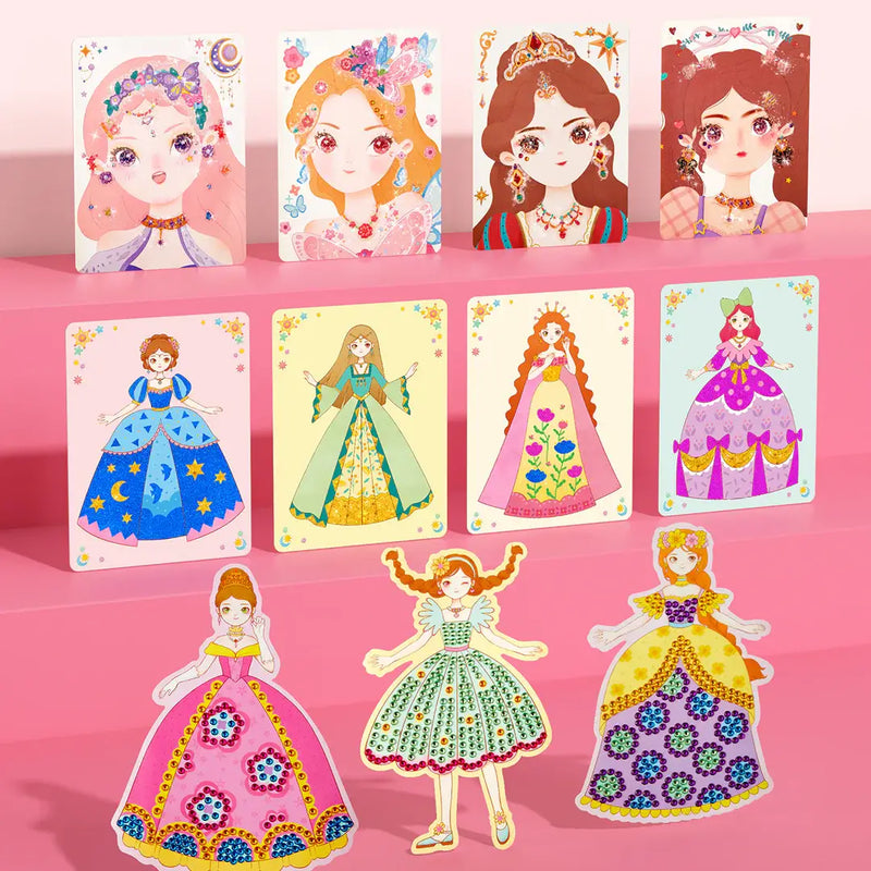 3-in-1 Dress Up Game Set: Princess Fantasy Makeup