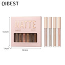 Nature's Nude Palette: Matte Mist-Finish Liquid Eyeshadow Duo Set in Earth Tones