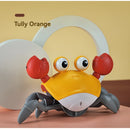 Cool and Interactive Automatic Obstacle-Avoiding Crab Toy with LED Lights and Music, a Must-Have for Kids