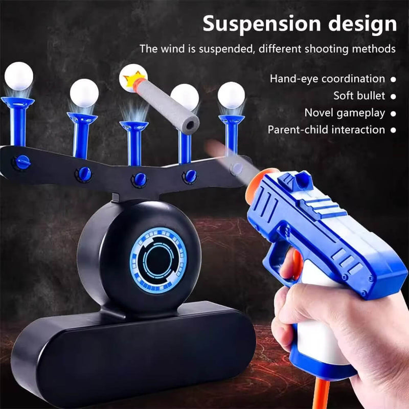 Electric Hovering Ball Target Toy - Soft Bullet Shooting Game, Enhancing Children's Reaction and Accuracy