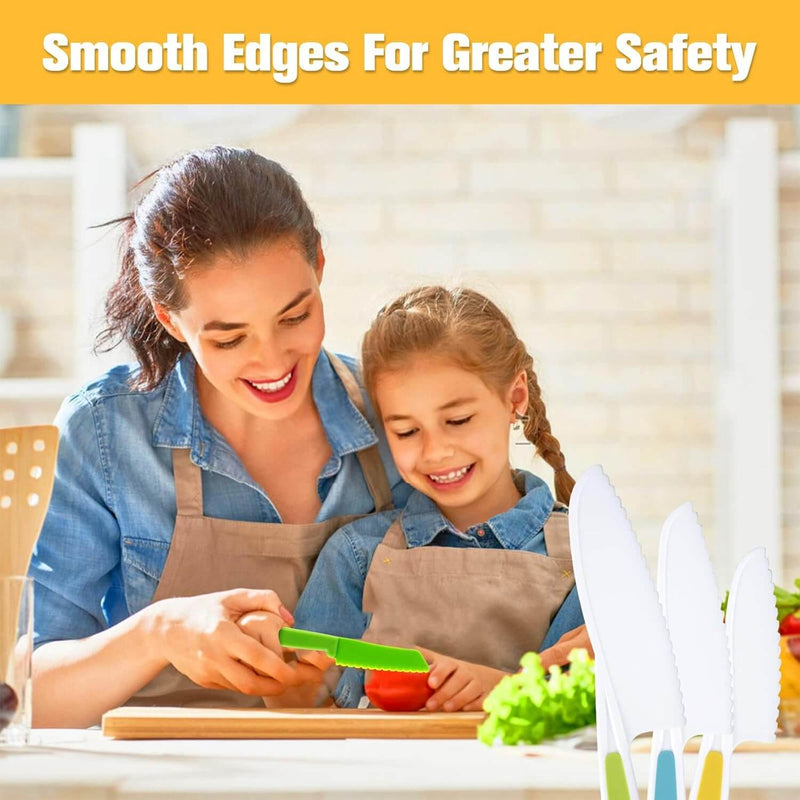 13-Piece Kid-Safe Cooking Knife Set – Fun & Safe Kitchen Tools for Young Chefs