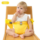 Washable Portable Travel Infant Seat with Toddler Safety Feeding Adjustable Shoulder Strap