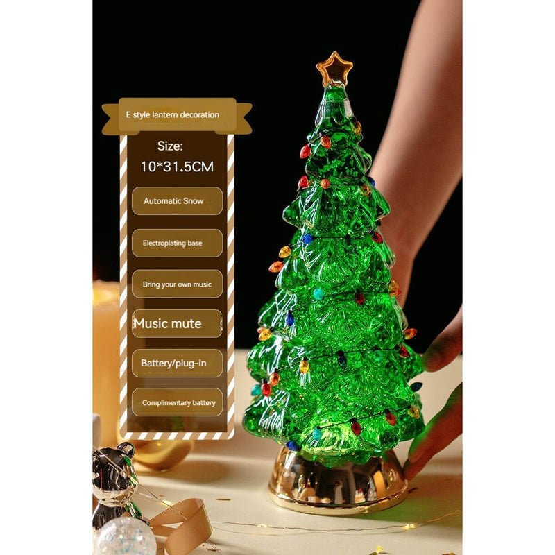 2023 new desktop mini light up christmas tree ambient decoration lights