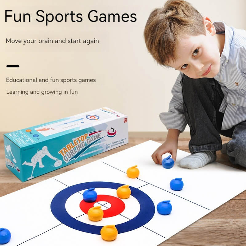 Curling An Adult Leisure and Educational Toy Desktop Game and Joyful Bonding Experience for Families